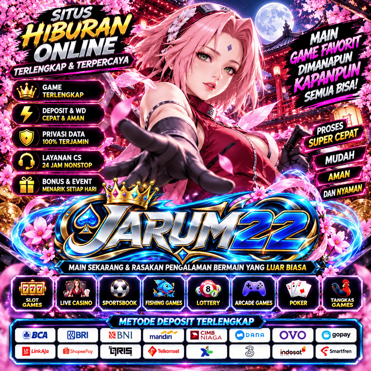 JARUM22 ♨️ Platform Bandar Toto Macau & Situs Pasaran Bola Mix Parlay Terlengkap 2026